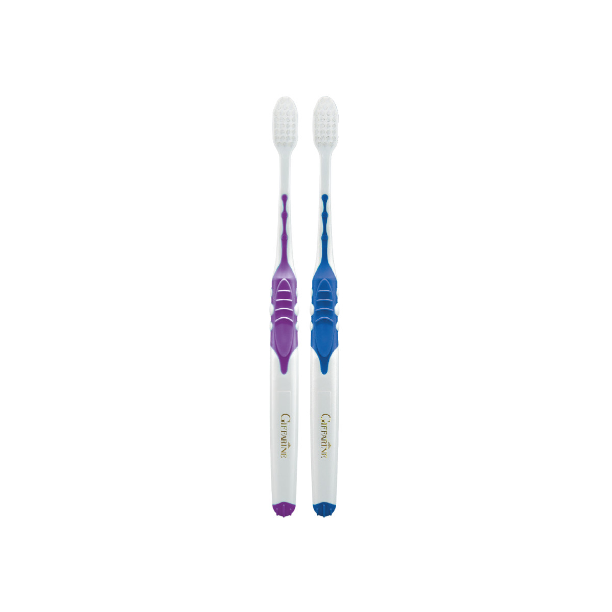 กิฟฟารีน แปรงสีฟัน ดับเบิล แอคทีฟ หัวแปรงเรียวเล็ก – สีน้ำเงินเข้ม+ม่วงเข้ม